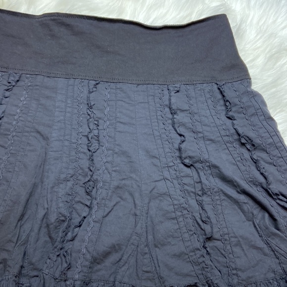 Tripp NYC Torrid VINTAGE Black Ruffle Mock Pleat Goth Lolita Skirt Size 26 PLUS - Picture 14 of 15